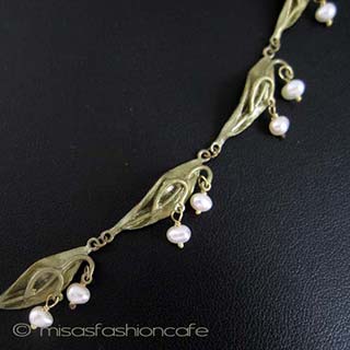 （画像用） Michaud ブレスレット 　真珠のすずらん