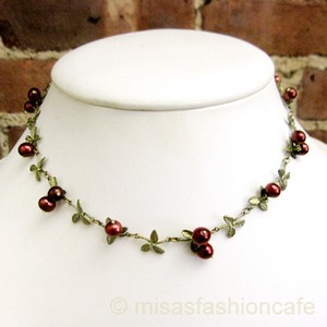 （画像用） ミショー ネックレス 真珠のクランベリー