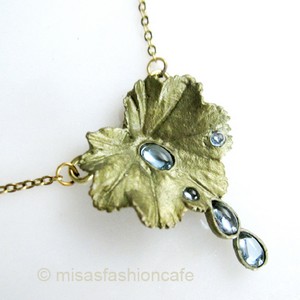 （画像用） Michaudネックレス　再販 天然石トパーズの雫