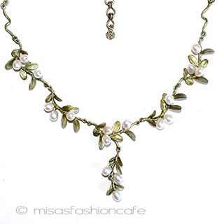 （画像用） マイケルミショー　再販！ 真珠の蕾み　ネックレス