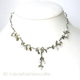 （画像用） マイケルミショー　再販！ 真珠の蕾み　ネックレス