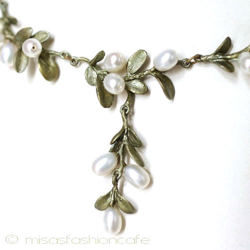 （画像用） マイケルミショー　再販！ 真珠の蕾み　ネックレス