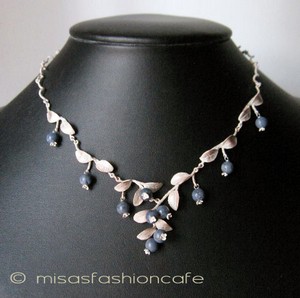 （画像用） ミショー　珊瑚ブルーベリー スターリングシルバー銀製