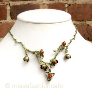 （画像用） Michaud ネックレス 再販！ 珊瑚の木の実