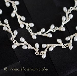 （画像用） Michaud ネックレス 真珠 シルバー銀製