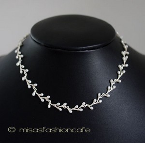 （画像用） Michaud ネックレス 真珠 シルバー銀製