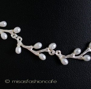 （画像用） Michaud ネックレス 真珠 シルバー銀製