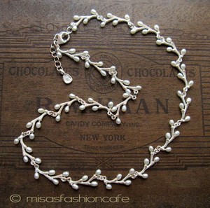 （画像用） マイケルミショー ネックレス 真珠 スターリングシルバー