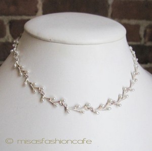 （画像用） マイケルミショー ネックレス 真珠 スターリングシルバー