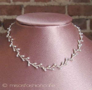 （画像用） マイケルミショー ネックレス 真珠 スターリングシルバー