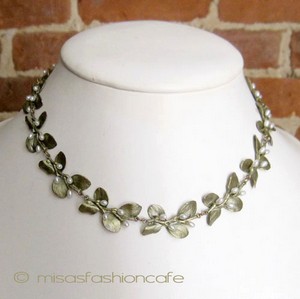 （画像用） マイケルミショー ネックレス 真珠　アイリッシュ