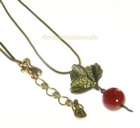 （画像用） Michaud ネックレス　 赤かぶ