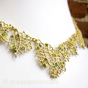 （画像用） マイケルミショー ネックレス 24K金&銀　コーラル