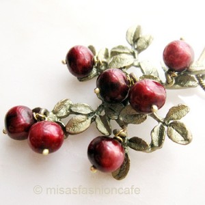 （画像用） マイケルミショー ネックレス 真珠のクランベリー