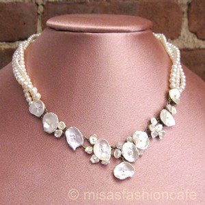 （画像用） Michaudネックレス 再販 豪華ケシパール真珠