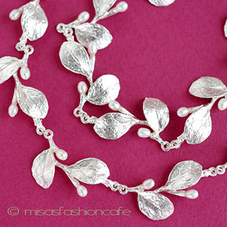 （画像用） マイケル　ミショー 真珠の木　ネックレス