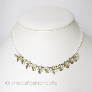 （画像用） マイケルミショー 　再販！ 真珠の花　ネックレス