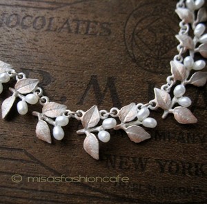 （画像用） マイケルミショー ネックレス 真珠 スターリングシルバー