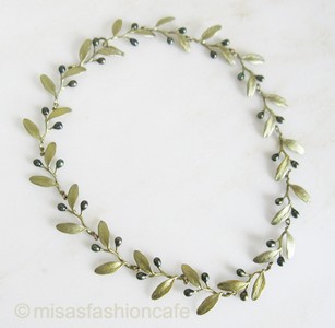 （画像用） Michaud ネックレス 再販！ 真珠のオリーブ