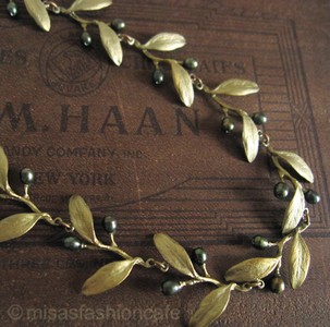 （画像用） Michaud ネックレス 再販！ 真珠のオリーブ