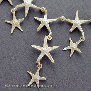 （画像用） Michaud ネックレス 真珠 スターフィッシュ