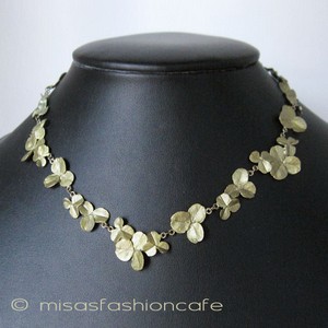 （画像用） マイケルミショー ネックレス 幸運のクローバー