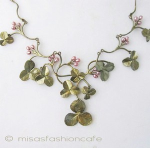 （画像用） Michaudネックレス　再販！ 真珠　クローバー