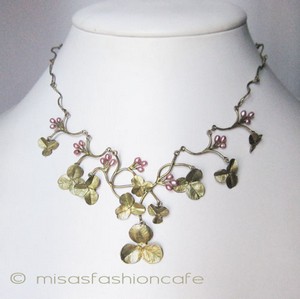 （画像用） Michaudネックレス　再販！ 真珠　クローバー