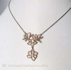 （画像用） マイケルミショー ネックレス モクレン・マグノリア再販