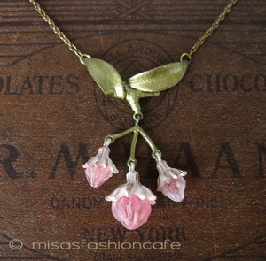 （画像用） マイケルミショー ネックレス 　シャクナゲ　再販！