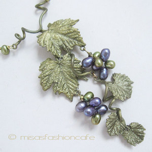 （画像用） マイケルミショーネックレス 　真珠 ぶどう　再販！