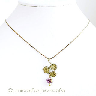 （画像用） マイケル ミショー 真珠の葡萄ネックレス 　