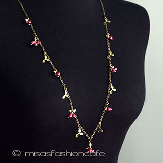 （画像用） ミショーネックレス　再販！ 真珠のクランベリー