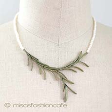 （画像用） Michaudネックレス　 真珠　ローズマリー