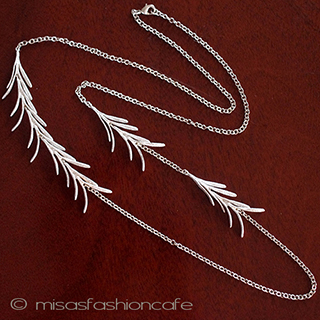 （画像用） マイケルミショー　ハーブ ローズマリーネックレス