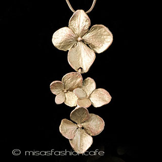 （画像用） マイケル ミショー再販！ あじさい ネックレス