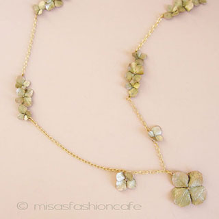 （画像用） マイケルミショー再販！ あじさい　ネックレス