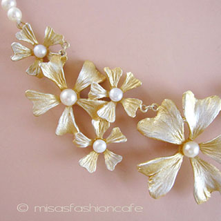 （画像用） Michaud ネックレス 真珠の花　再販！