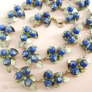 （画像用） Michaud ネックレス ブルーベリー　新作！