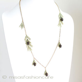 （画像用） マイケルミショー　再販！ 松ぼっくり　ネックレス