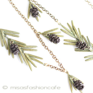 （画像用） マイケルミショー　再販！ 松ぼっくり　ネックレス