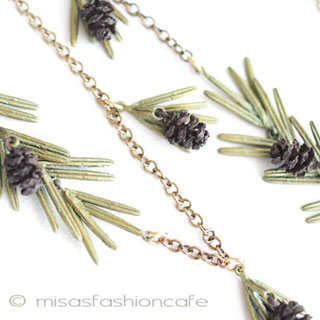 （画像用） マイケルミショー　再販！ 松ぼっくり　ネックレス