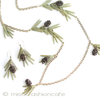 （画像用） マイケルミショー　再販！ 松ぼっくり　ネックレス