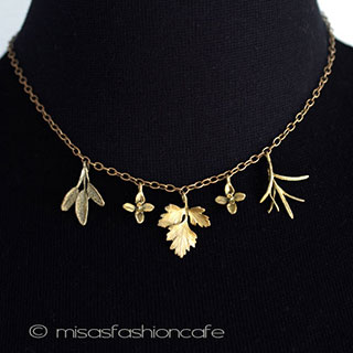 （画像用） マイケルミショー・ネックレス ハーブ:ローズマリー・ミント