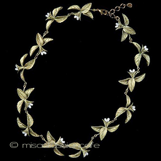 （画像用） マイケルミショー　真珠 バジル　ネックレス