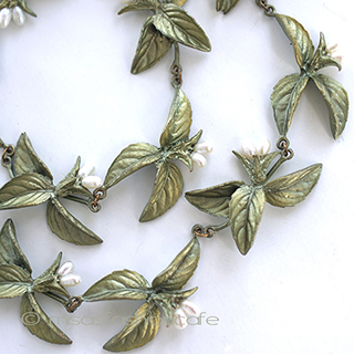 （画像用） マイケルミショー　真珠 バジル　ネックレス