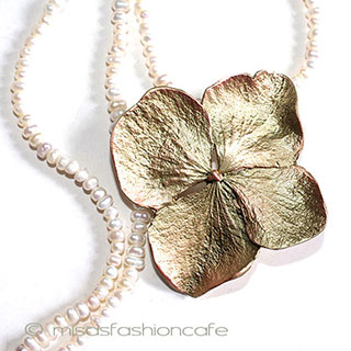 （画像用） マイケルミショー再販！ あじさい　ネックレス