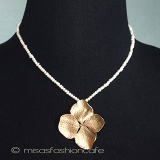 （画像用） マイケルミショー再販！ あじさい　ネックレス