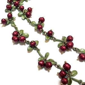 （画像用） 真珠のクランベリー パールの実ネックレス