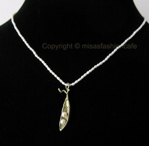 （画像用） マイケルミショー 再販 真珠・豆ネックレス